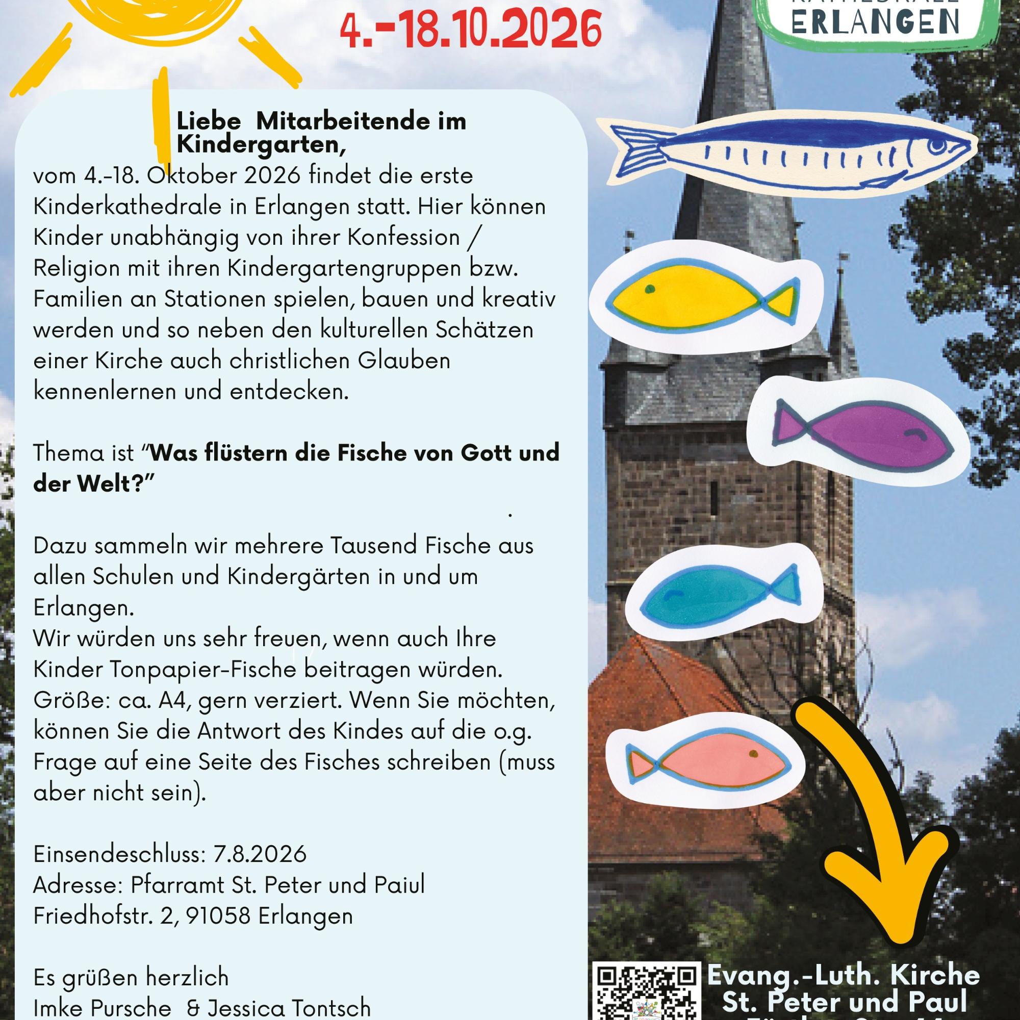 202606 Anschreiben Kinderkathedrale KiGä