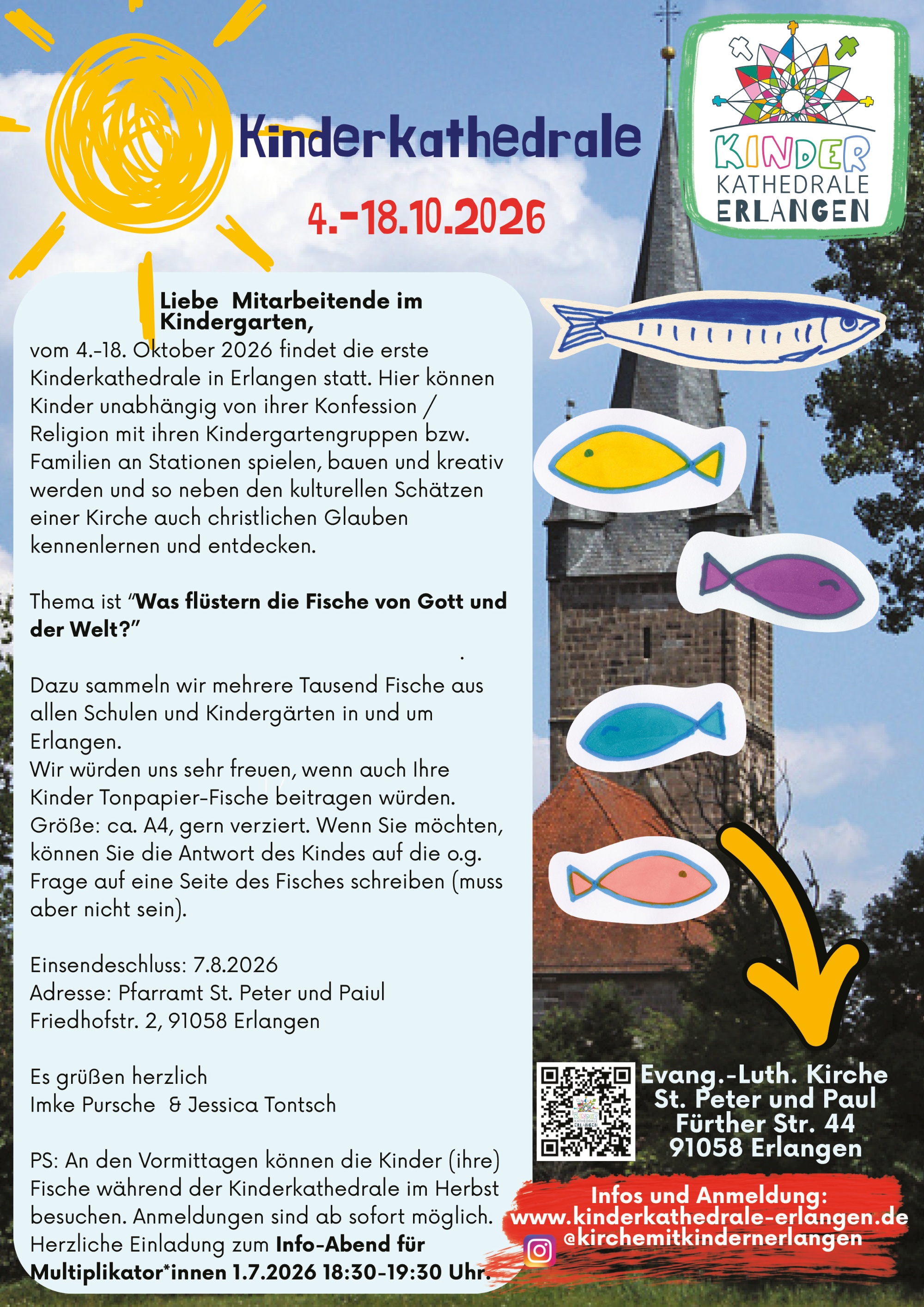 202606 Anschreiben Kinderkathedrale KiGä