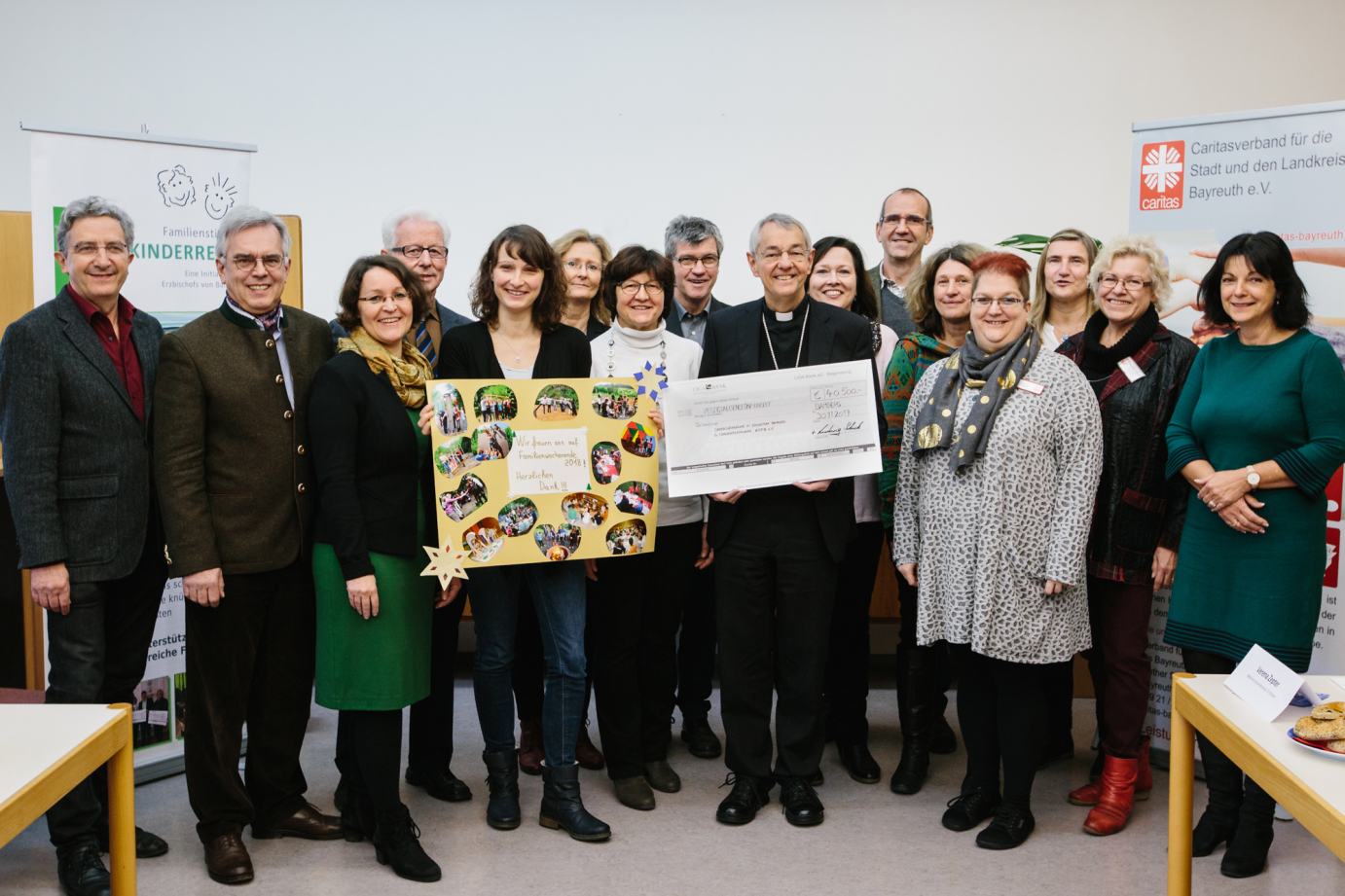 Familienstiftung Kinderreich Scheckübergaben 30.11.2017 Bayreuth