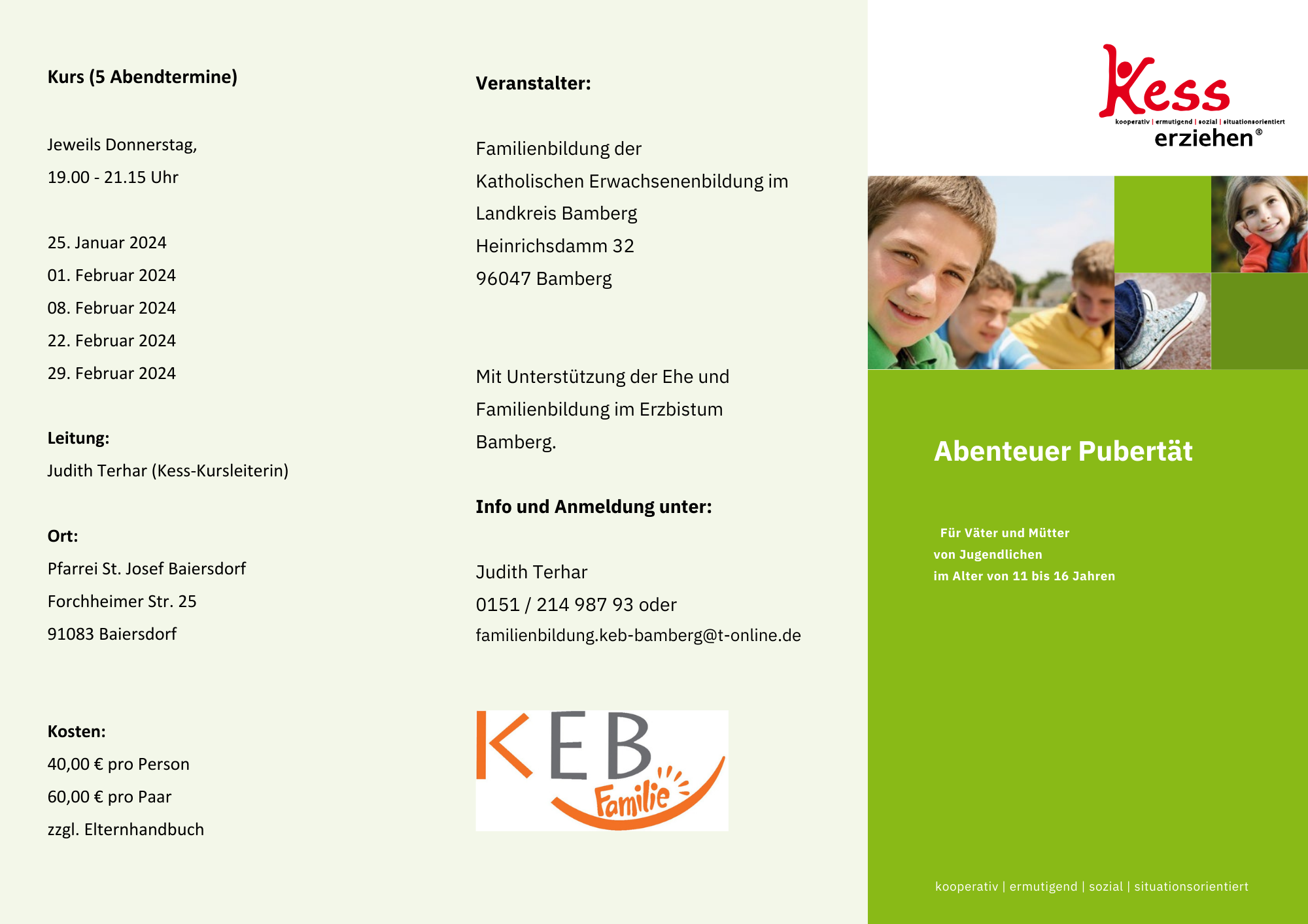 KESS Pubertät ab dem 29.01.24