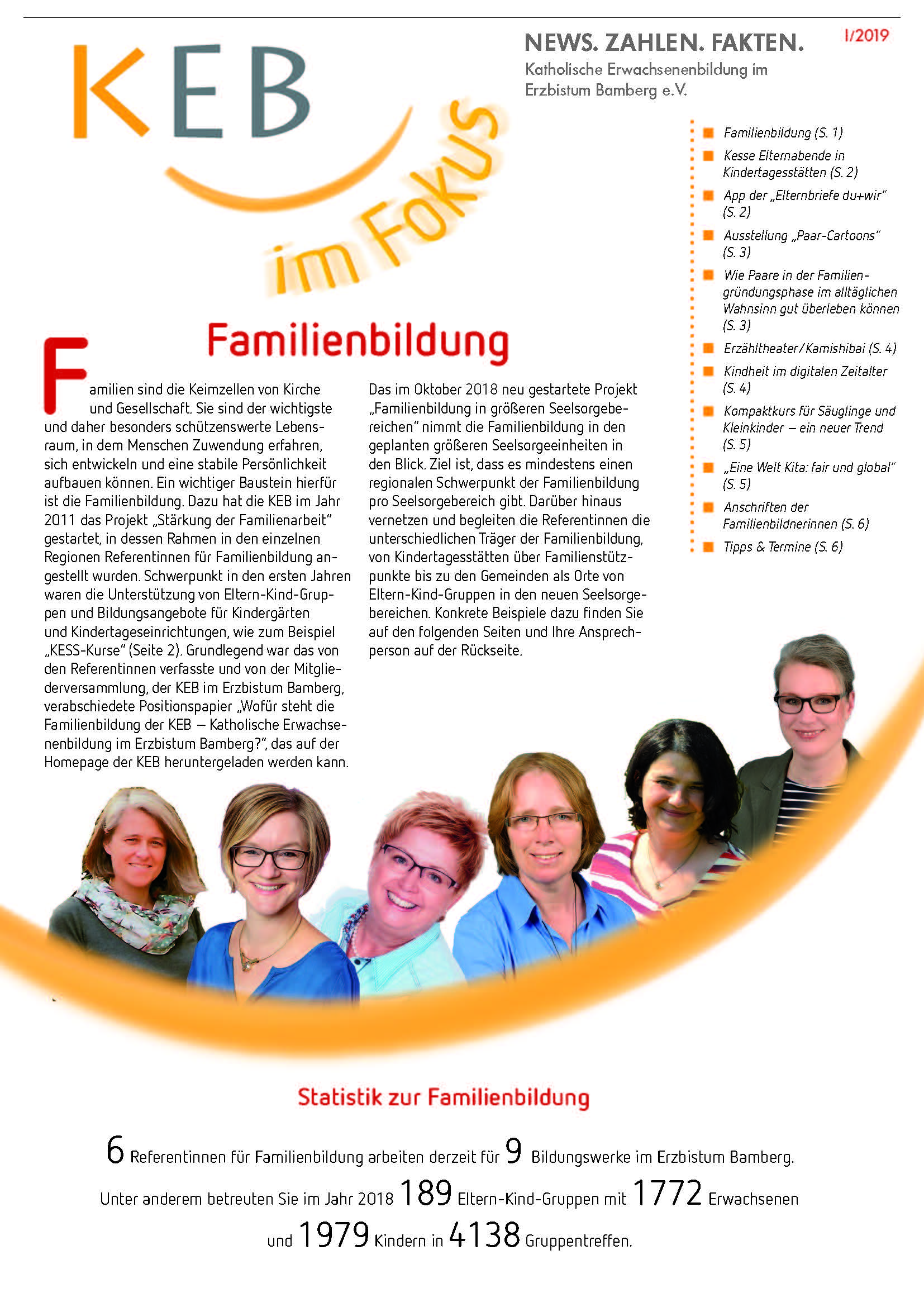 Titelseite KEB im Fokus I/2019